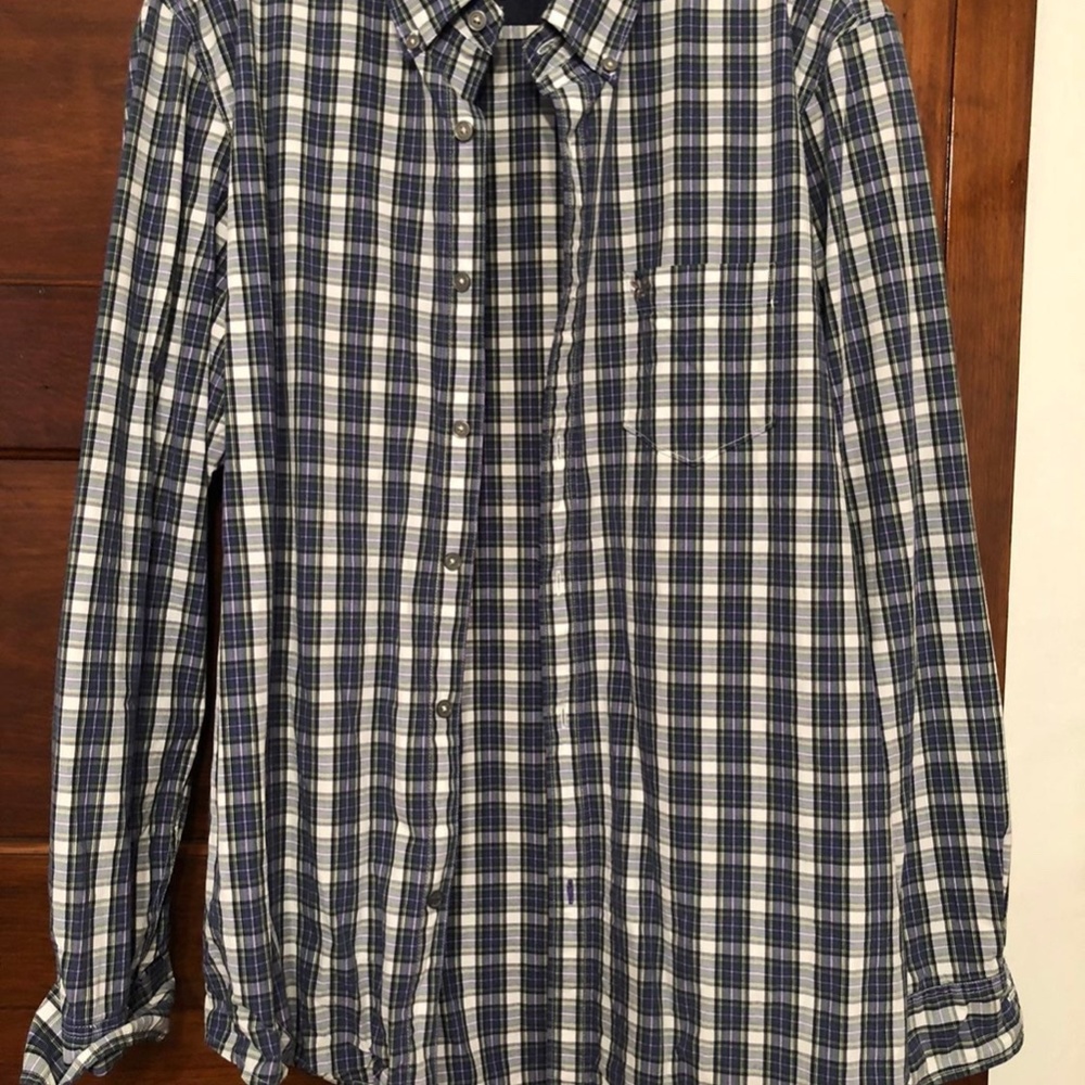 Men's American Eagle Plaid Shirt - Picture 3 of 4